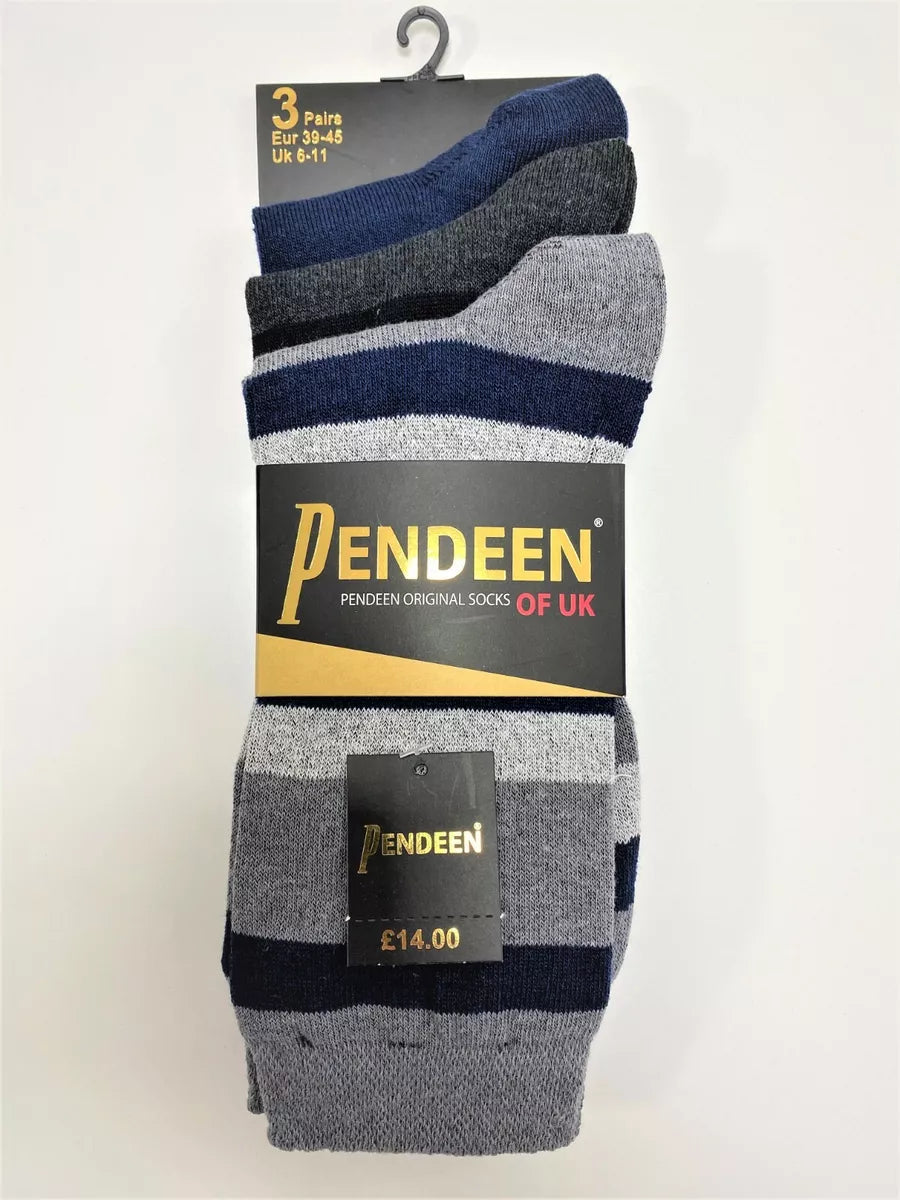 Original Pendeen 100% Soft Cotton Socks – Luxury, Lightweight & Comfortable Arrona Garments