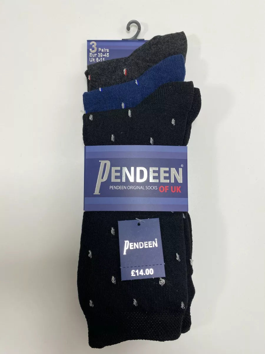 Original Pendeen 100% Soft Cotton Socks – Luxury, Lightweight & Comfortable Arrona Garments