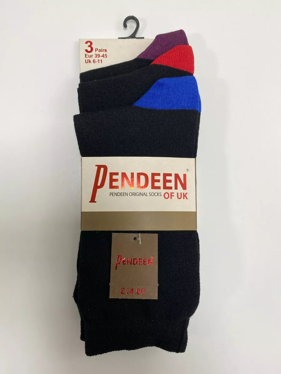 Original Pendeen 100% Soft Cotton Socks – Luxury, Lightweight & Comfortable Arrona Garments