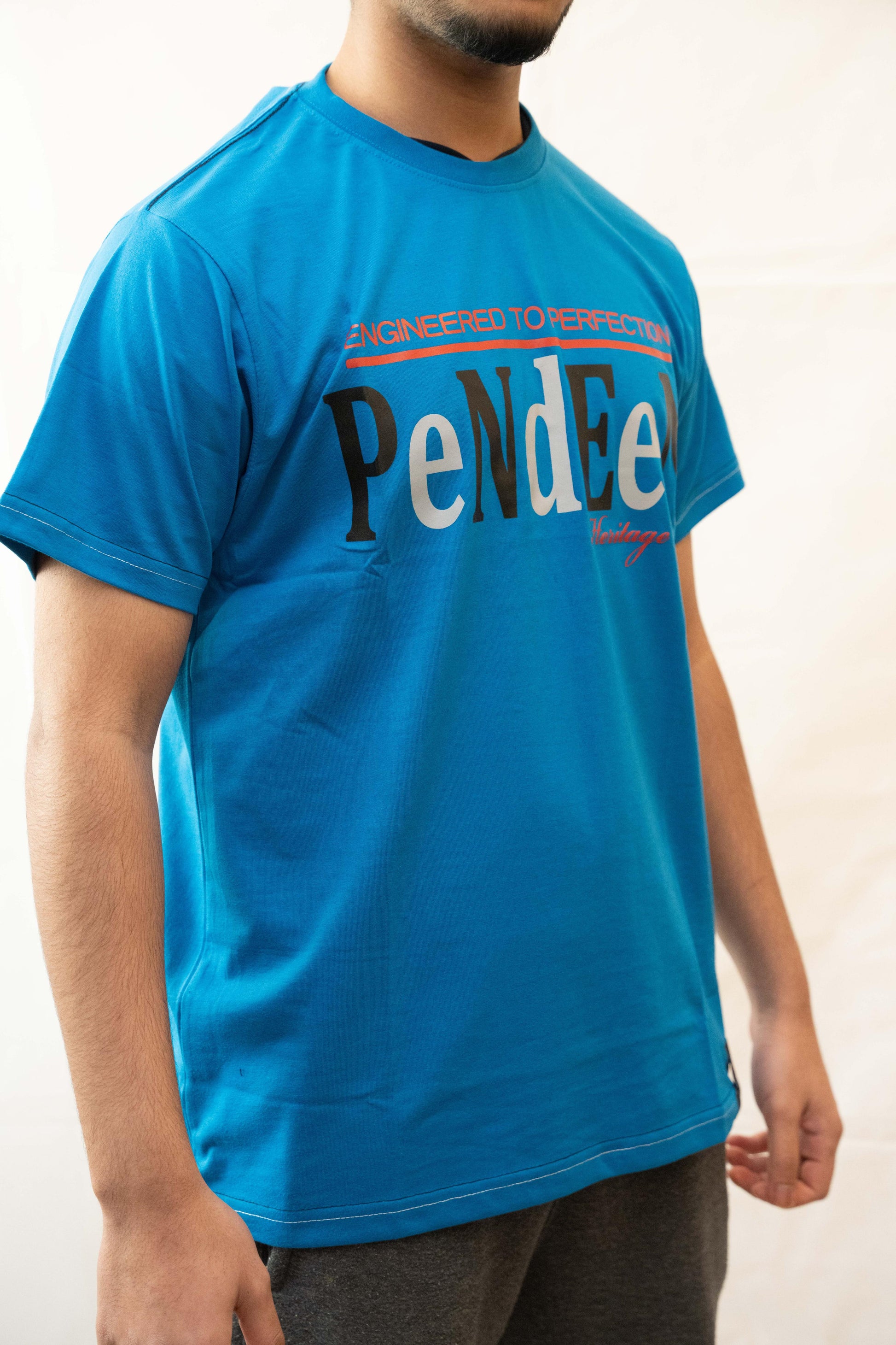 100% Cotton Printed T-Shirt | Body Fit | Breathable & Stylish Pendeen