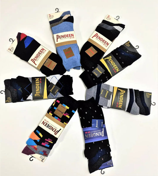Original Pendeen 100% Soft Cotton Socks – Luxury, Lightweight & Comfortable Arrona Garments